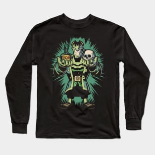 Dark Dr. Livesey - Halloween Treasure Island Long Sleeve T-Shirt